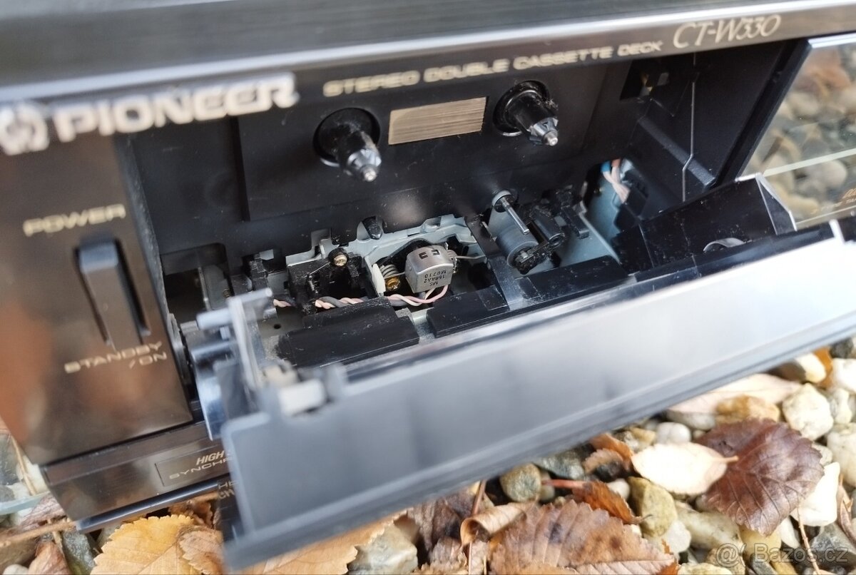 Kazeták, Double Tape deck PIONEER CT-W330 - Malaysia - 1990 - 9