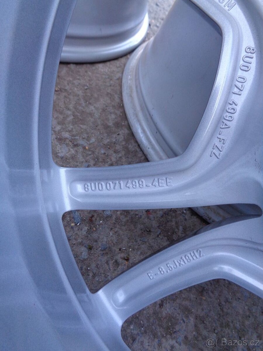 Alu disky origo Audi 19",rozteč 5x112,ET 36,šíře 8,5J,leště - 9