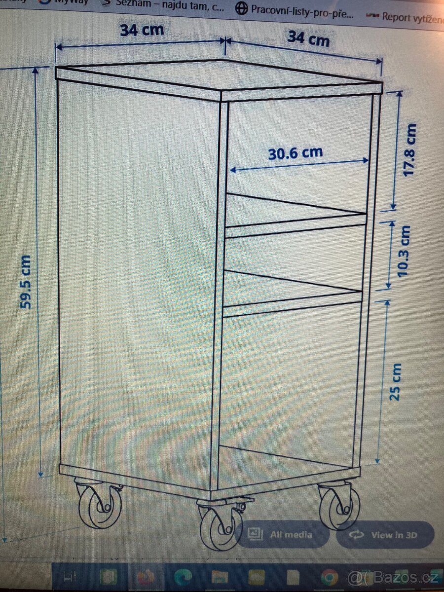 Pojízdný kontejner - úložný box - 9