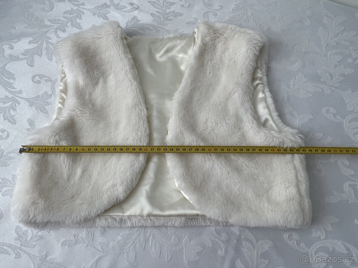 Dámské luxusní bílé bolerko – M/L? - 9