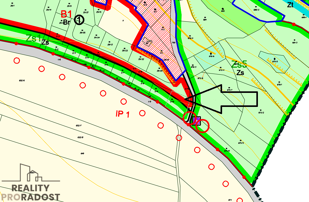 Prodej zahrady 755m2 v Ruprechtově, Zahrada Stavební parcela - 9