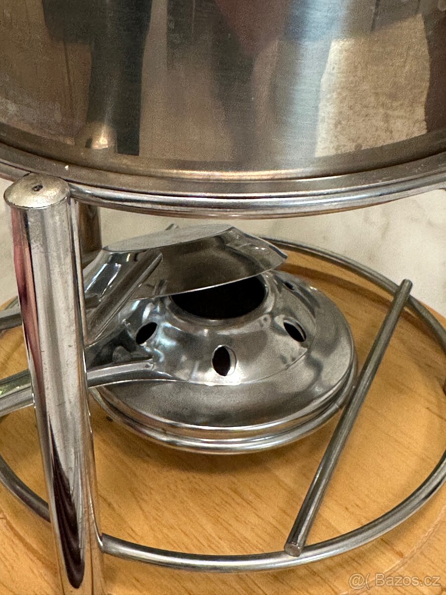 Sada Dvou nádob na fondue sýr a čokoláda, perfektní stav - 9