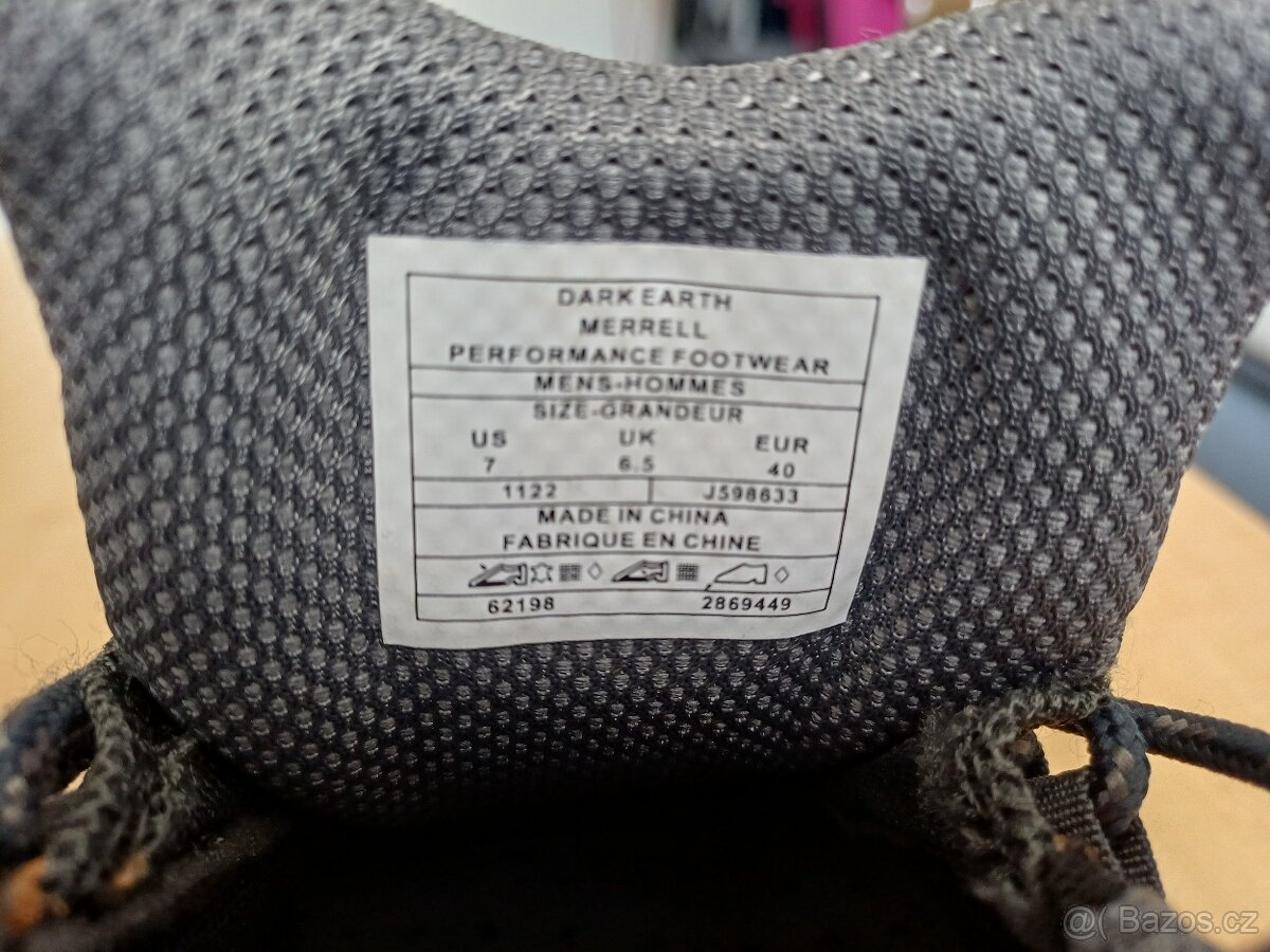 Pánské boty Merrell vel. 40 EUR - 9