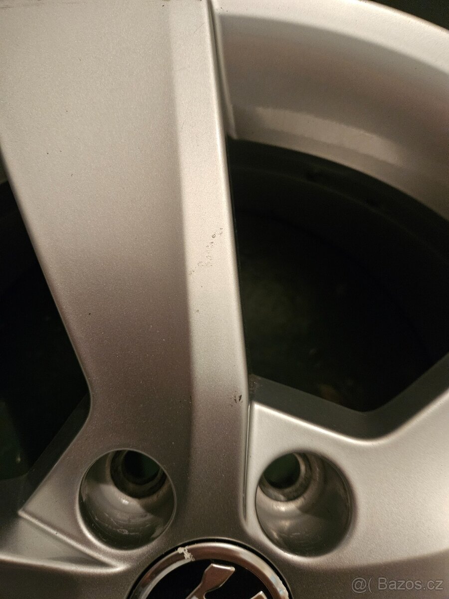 Originální ALU disky 16" ŠKODA EVORA 5x100 ET46 - 9