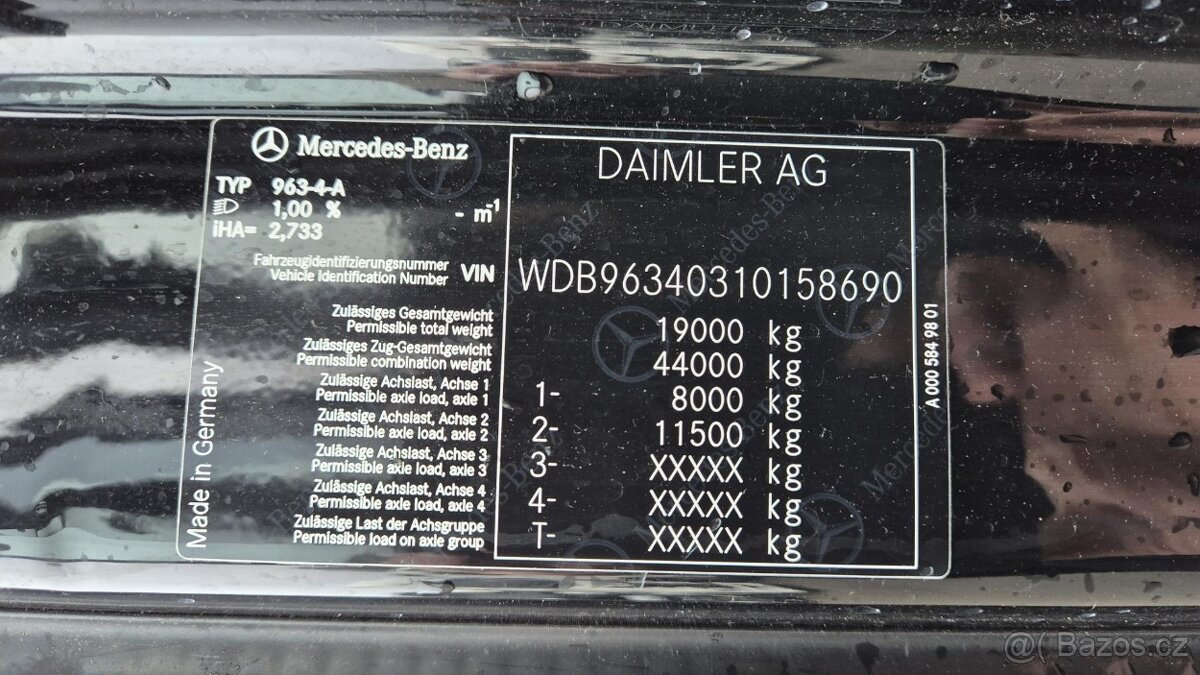 MERCEDES-BENZ ACTROS 1851 GIGA EURO 6 - 9