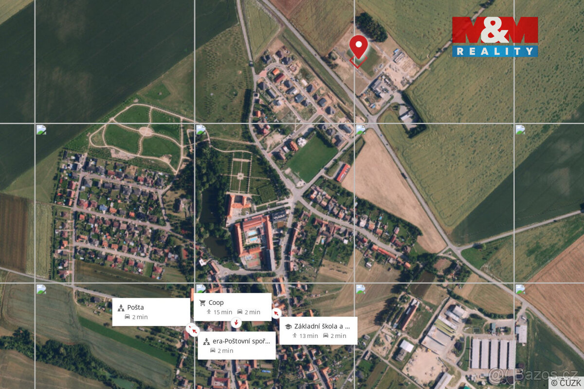 Prodej komerčního pozemku 875 m2, Valeč - 9