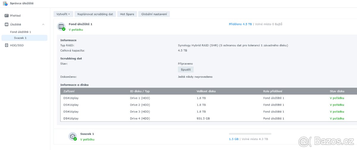 Synology DS416play - 9