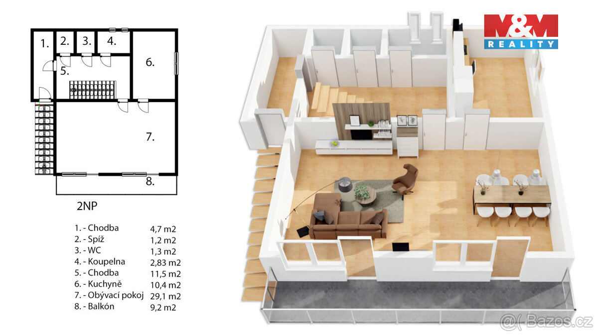 Prodej pozemku k bydlení, 1414 m², Třebařov - 9