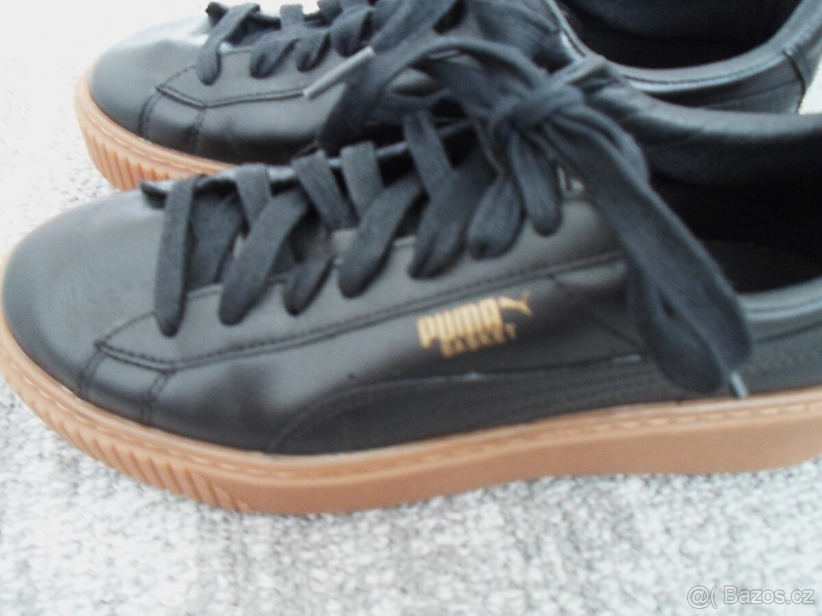 Černé boty tenisky botasky Puma - 39 - 9