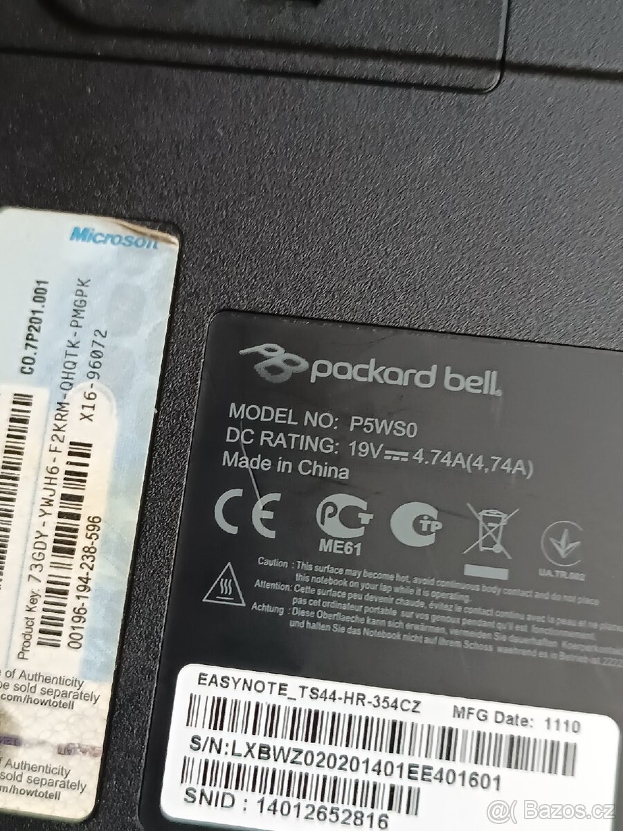 Prodám náhradní díly na notebooky - 9