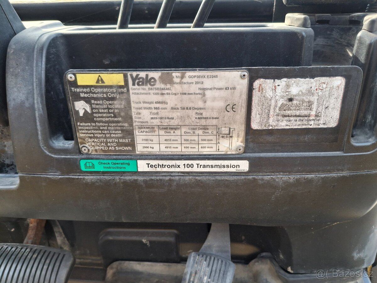 Vysokozdvižný vozík Yale GDP35VX - 9