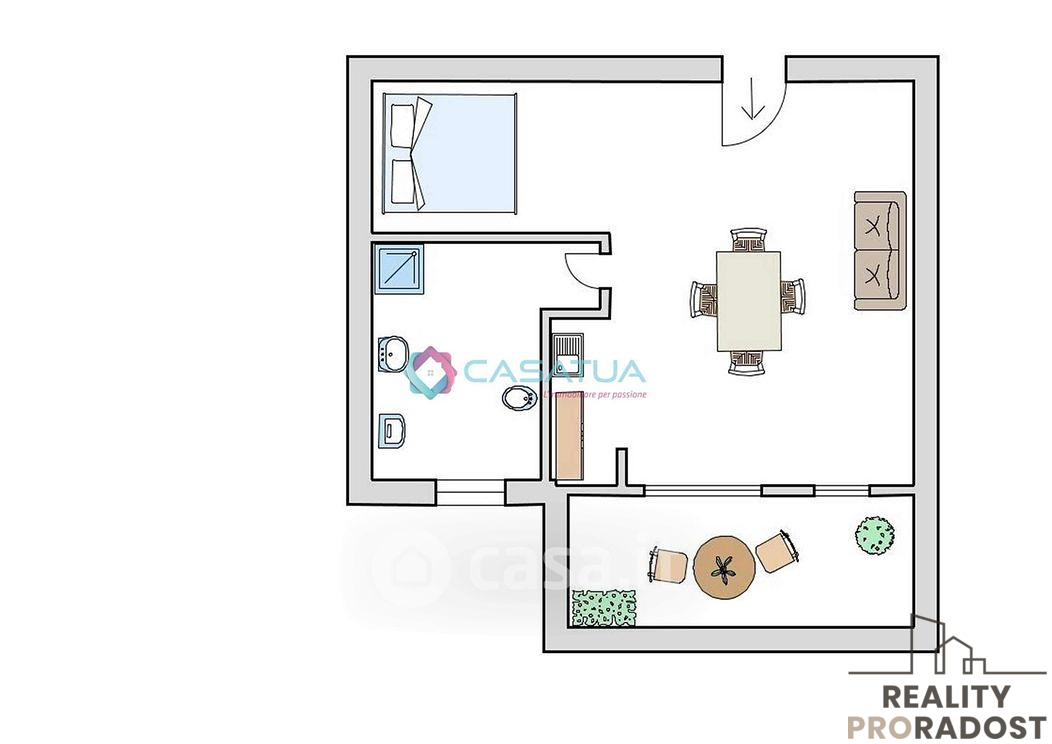 Prodej bytu 1+kk 32 m², via Arno, Silvi, Itálie - 9