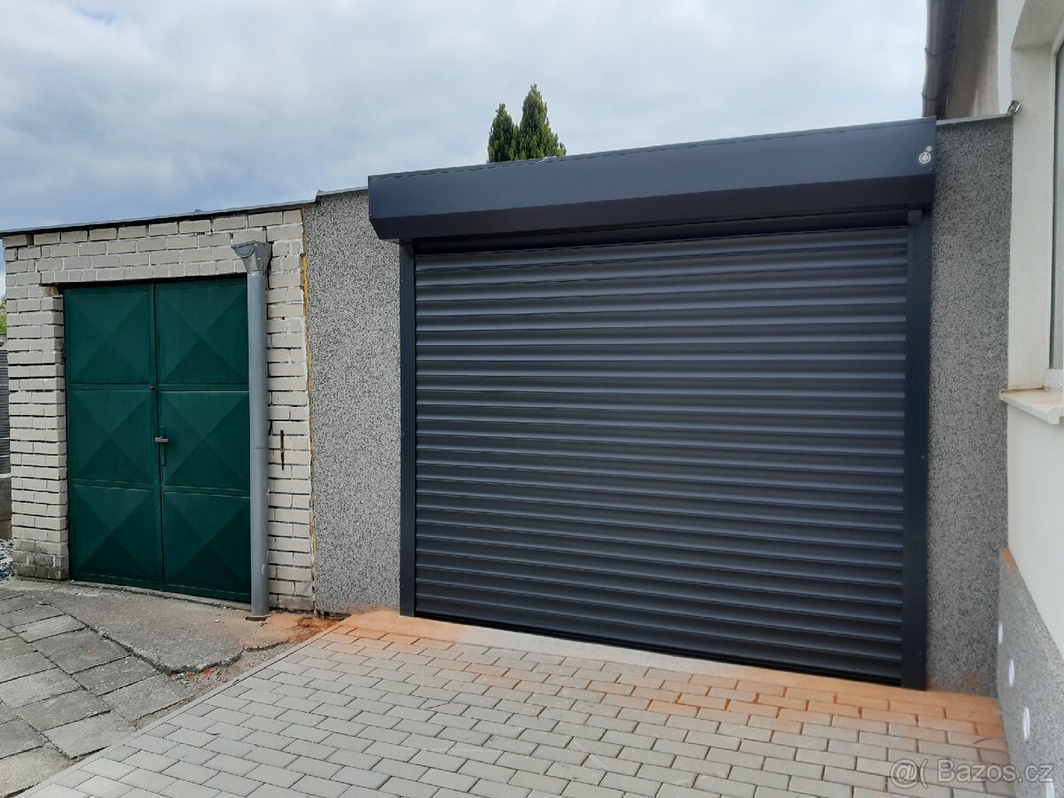 Garážová rolovací vrata zateplené 77mm lamely možno montáž - 9