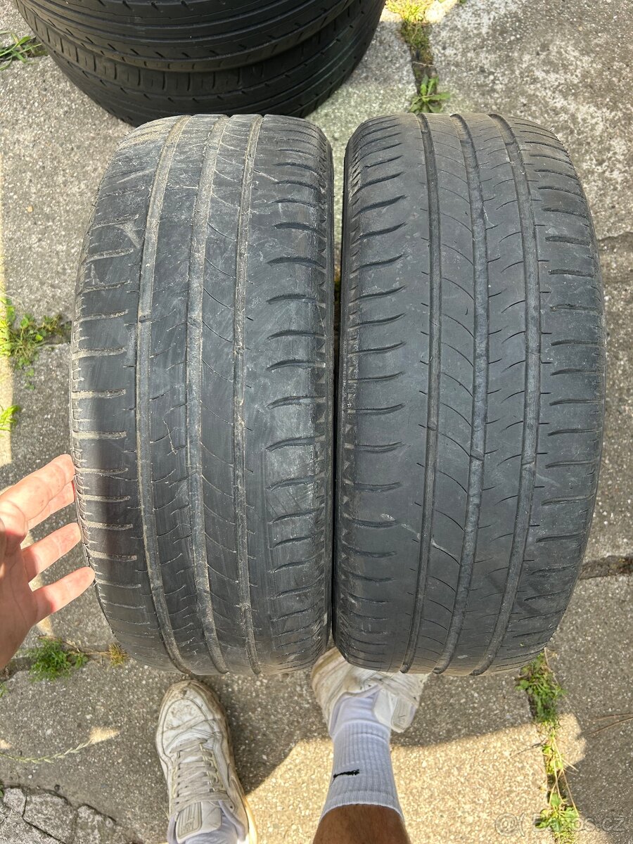 Originální alu kola 3ks BMW R16” + 5x letni pneu 205/55 - 9