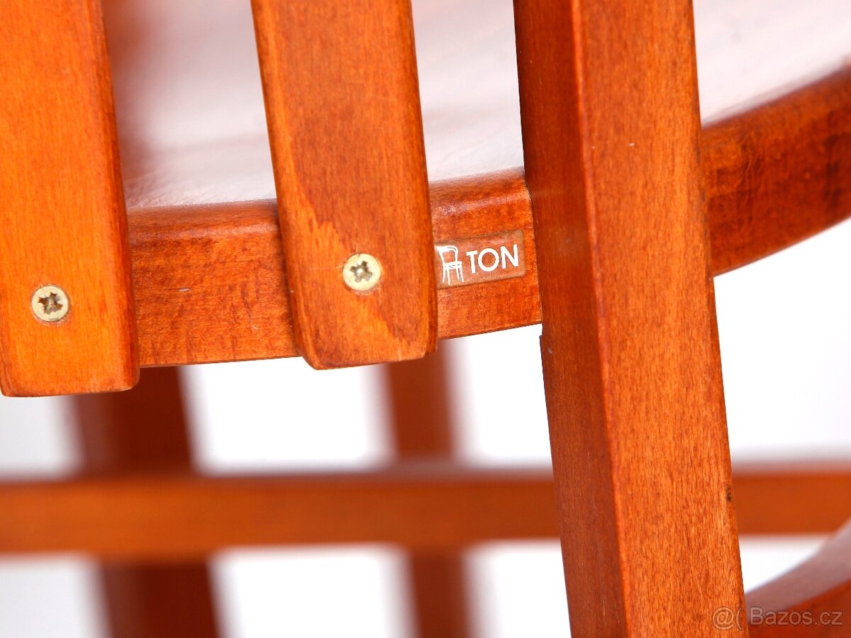Celodřevěné značkové židle TON, buk 24 ks - 9