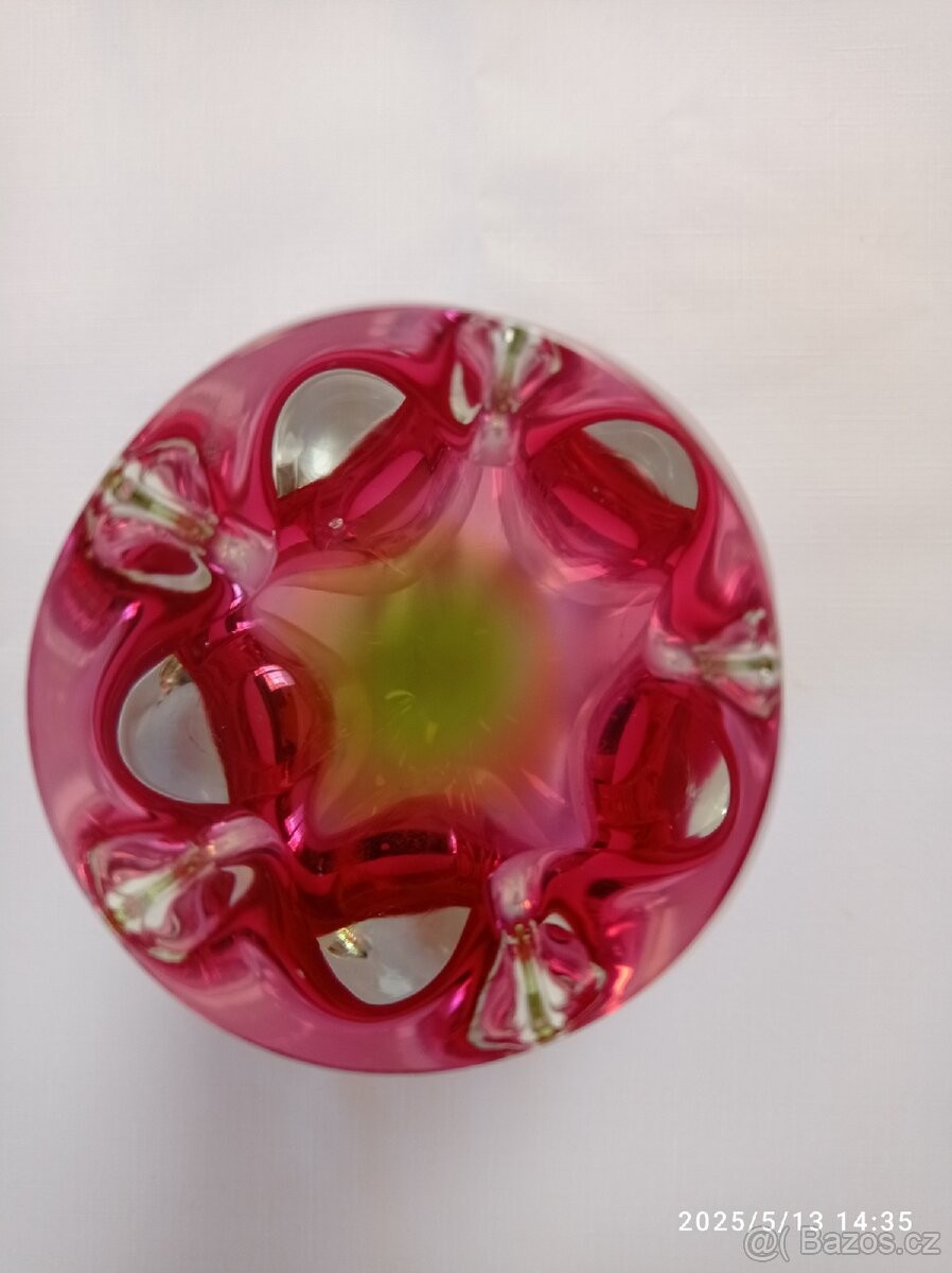 Starožitné hutní sklo, nepoškozené - 9