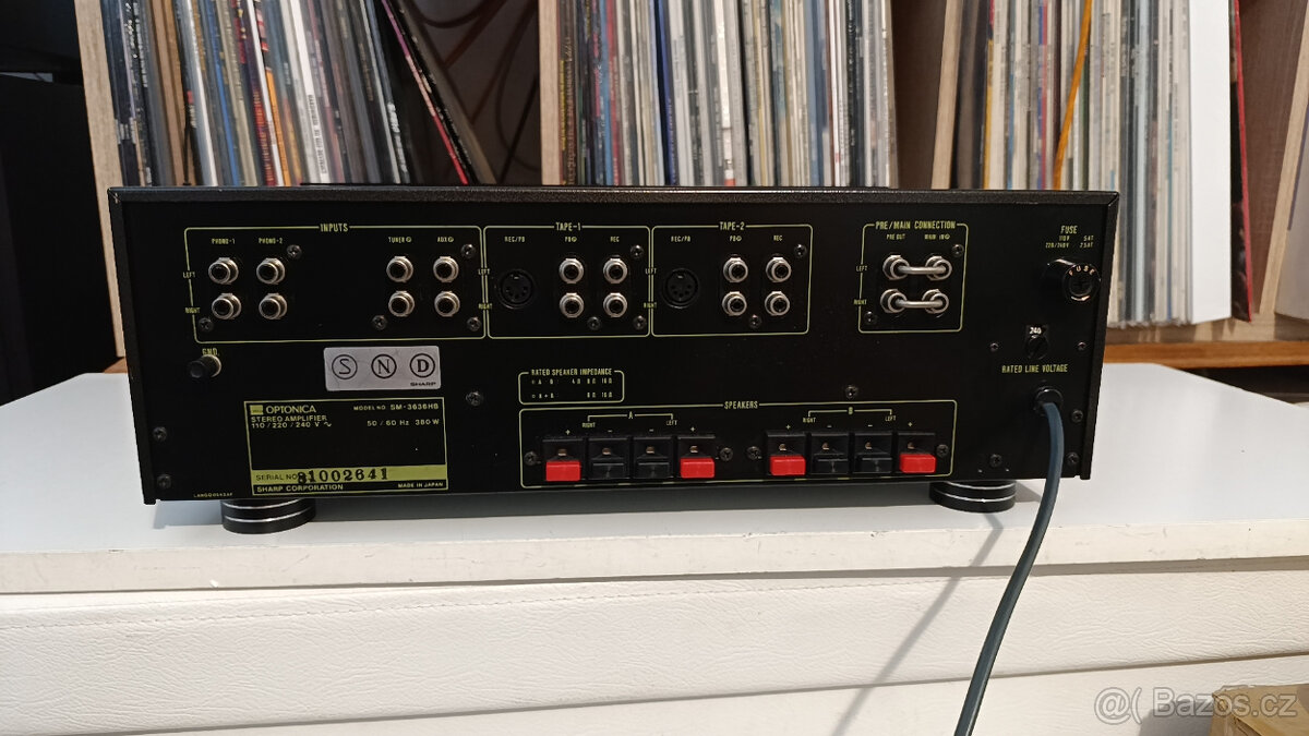 SHARP Optonica SM-3636 Stereo Amplifier/ Vintage/ Old School - 9