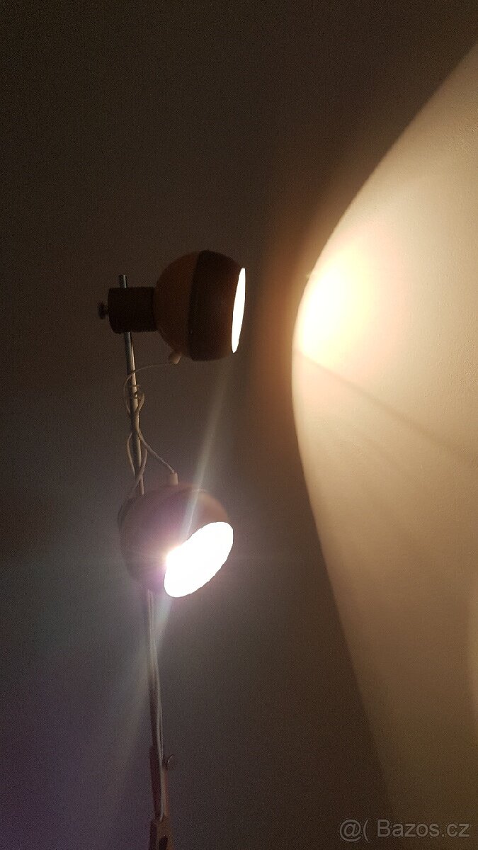 Retro stojací lampa Drukov T400/2 - 9
