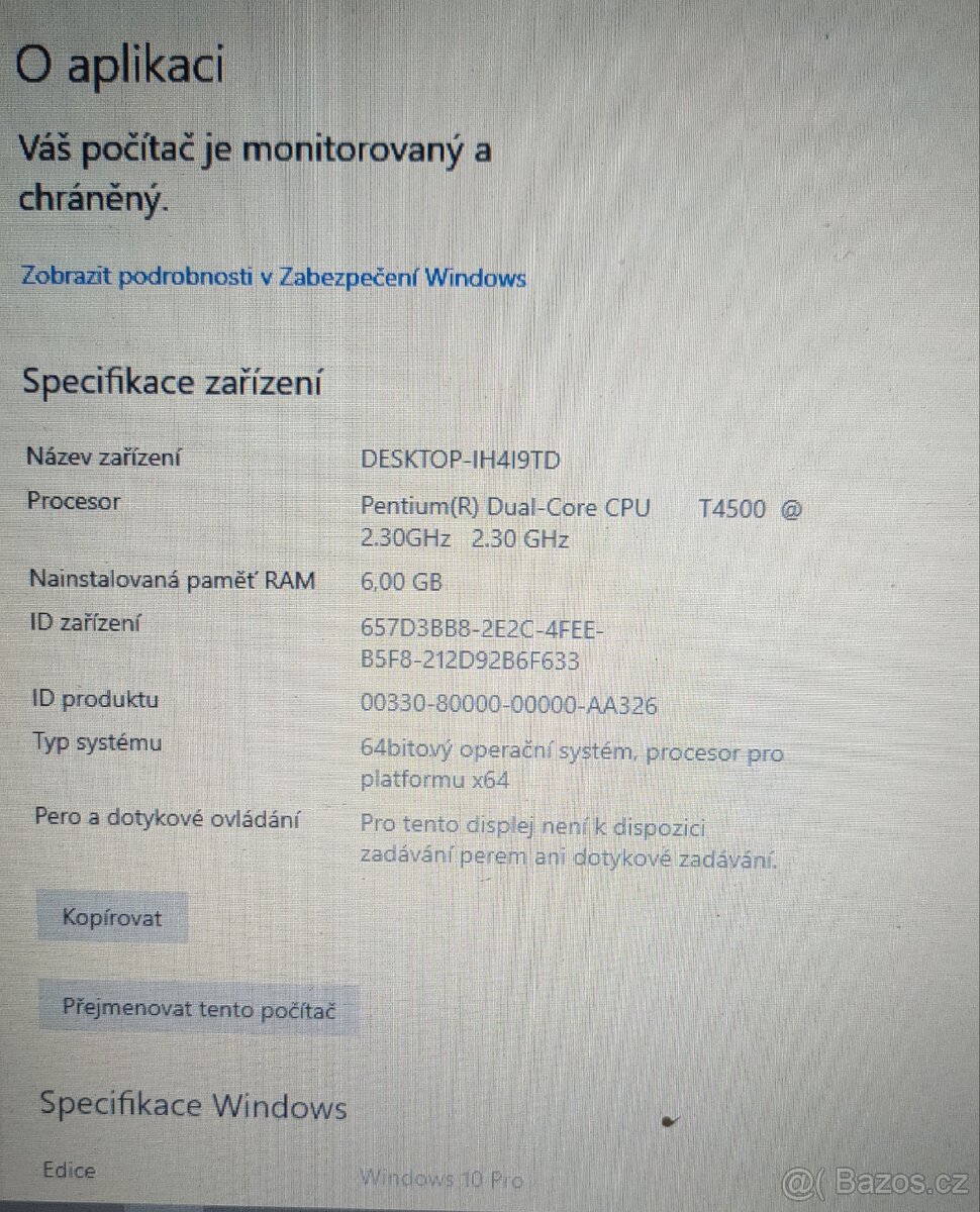 Notebook HP 620 DualCore T4500 6GB no SSD - 9