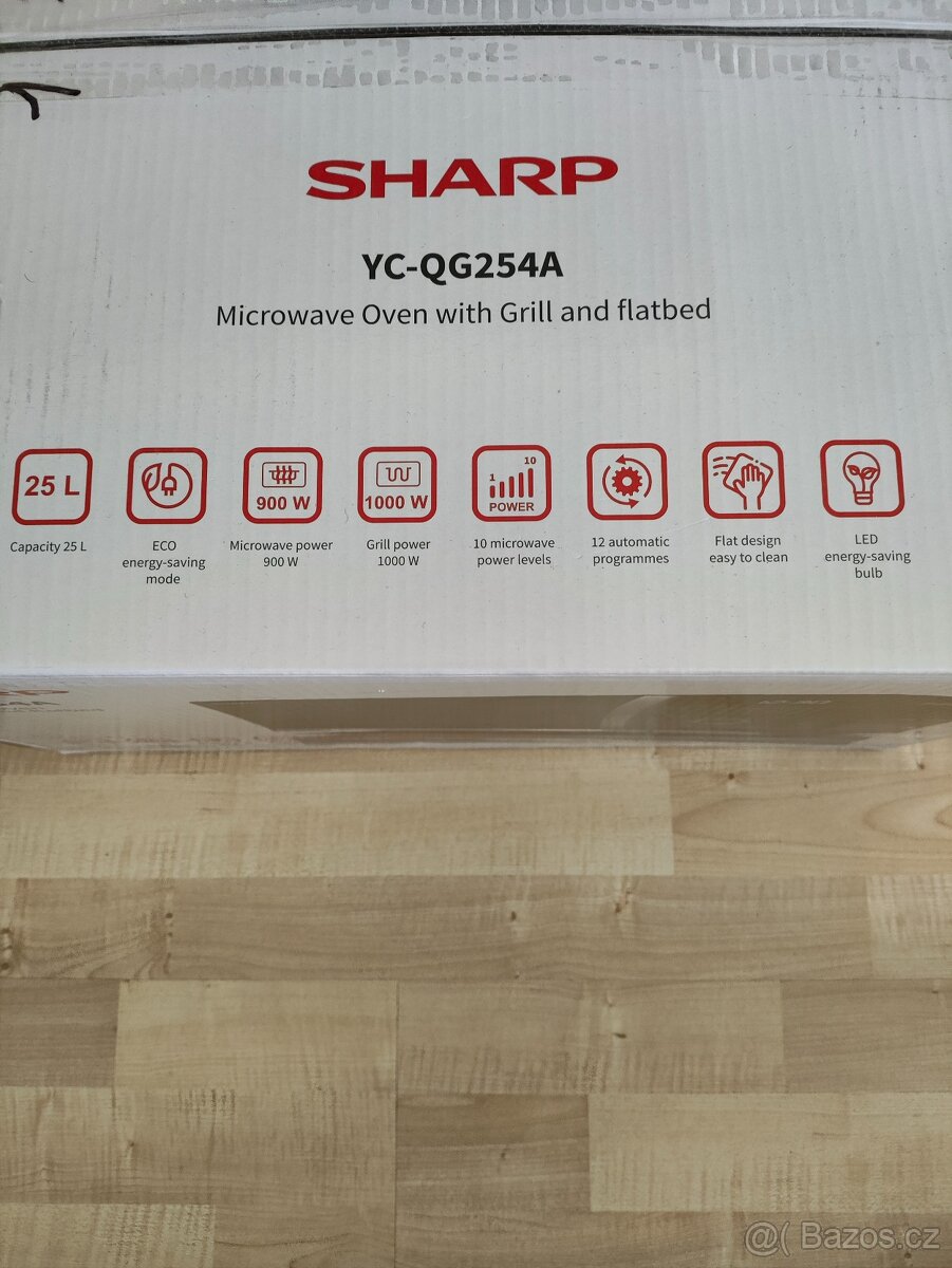 Sharp YC-QG254AE-B - Nová, Nevybalená 25l - 9