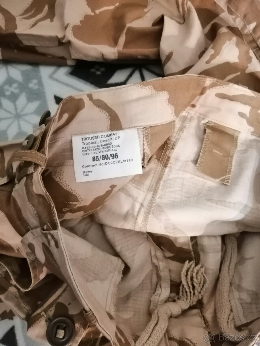 3x Britské vojenské kalhoty - 9