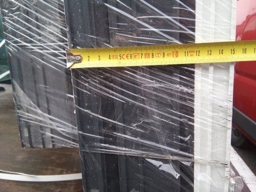 Hs portál hliník 190x205cm trojsklo profil Ultraglide. - 9