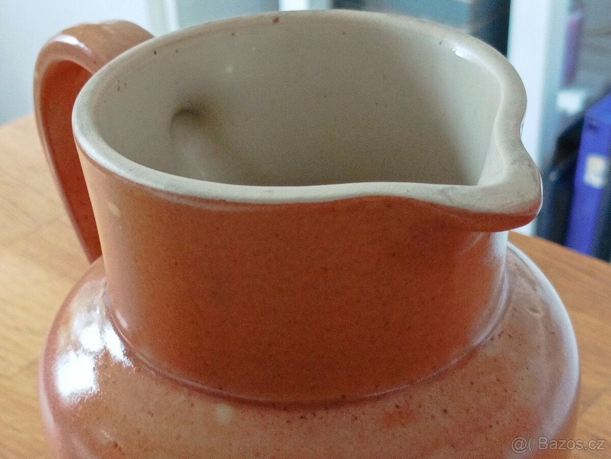 VINTAGE KAMENINOVÝ DŽBÁN GRÉS & POTIERS DIGOIN FRANCIE - 9