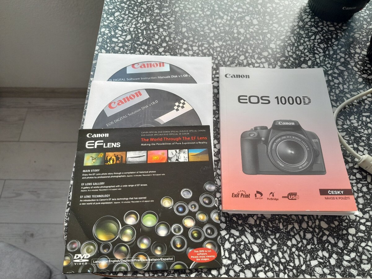 Digitální zrcadlovka - Canon EOS 1000 D + objektivy - 9