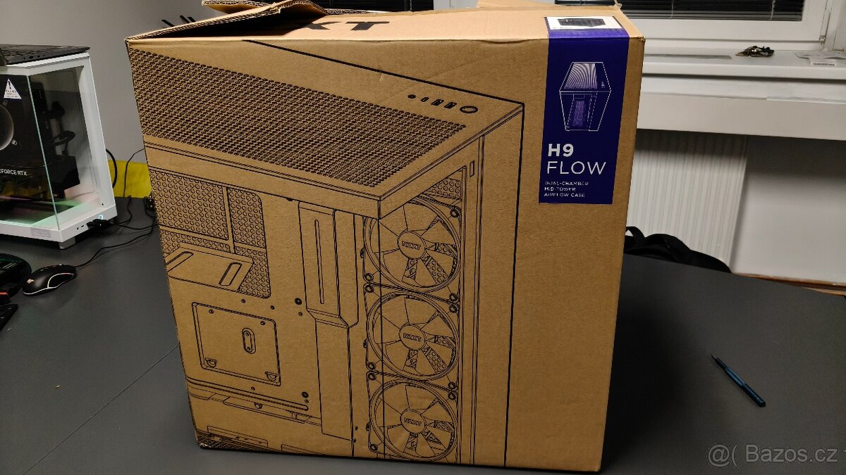 Počítačová skříň NZXT H9 flow - 9