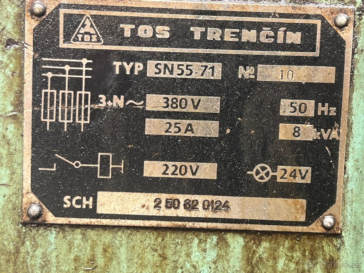 Soustruh hrotový SN55/2000 - 9