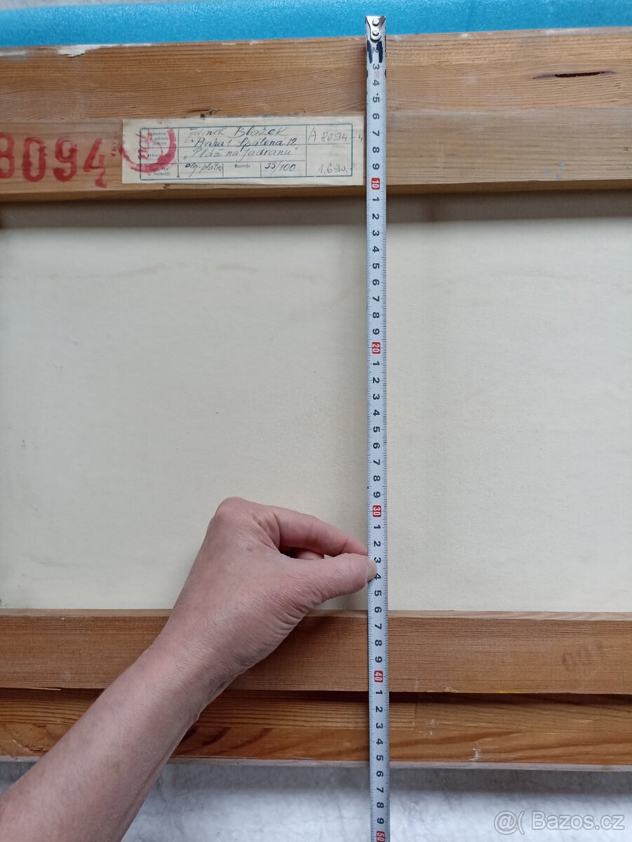 Obraz Pláž na Jadranu - olej na plátně - 9