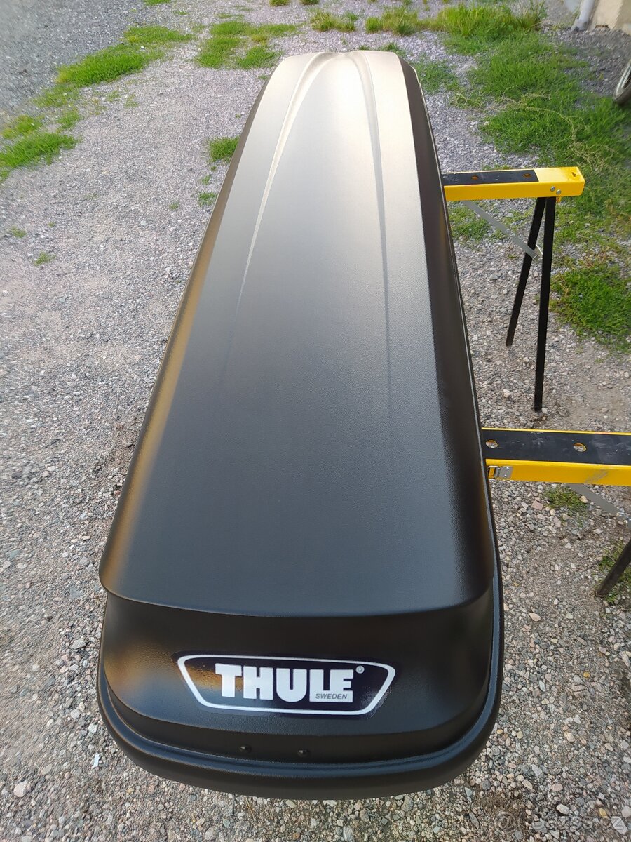 THULE PACIFIC 500 ČERNÝ MATNÝ,STŘEŠNÍ BOX,RAKEV,TOP STAV - 9