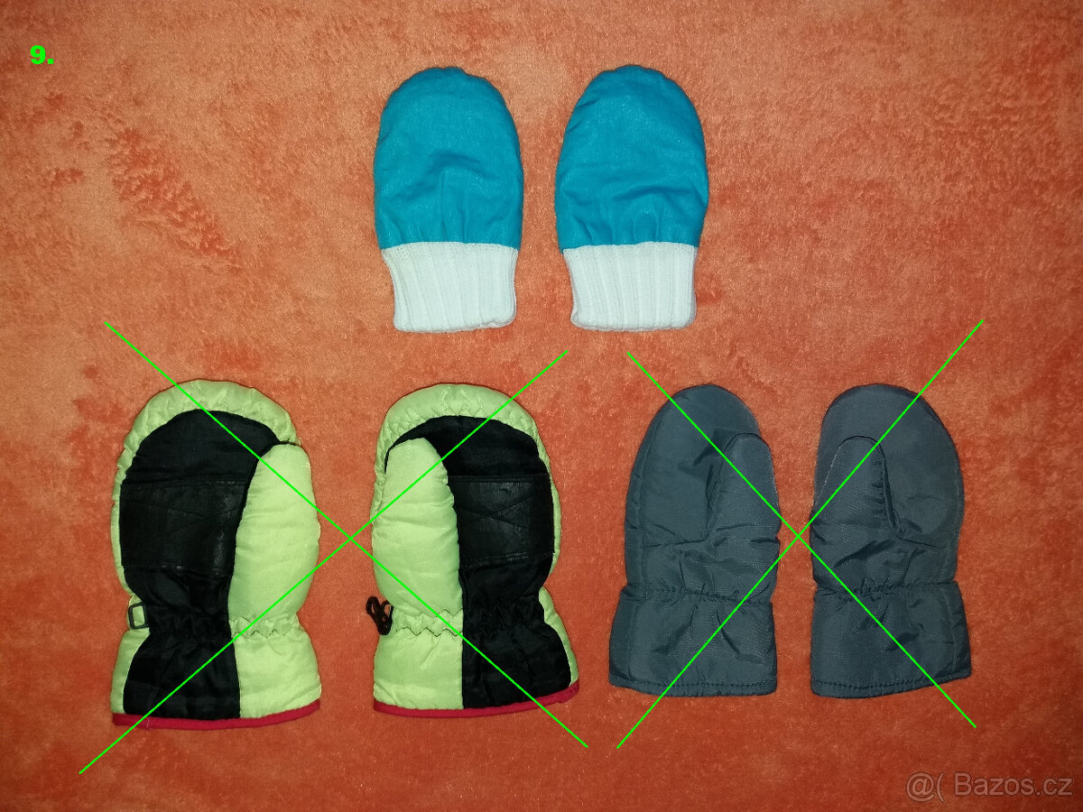 Čepice, rukavice a papučky - 9