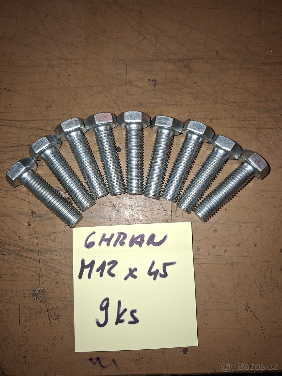 Spojovací materiál..šrouby, matice NOVÉ - 9