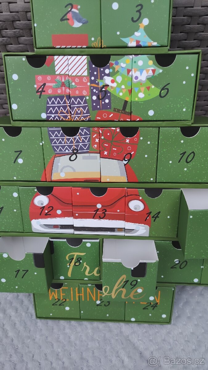 Adventní kalendář vánoční auto - 9