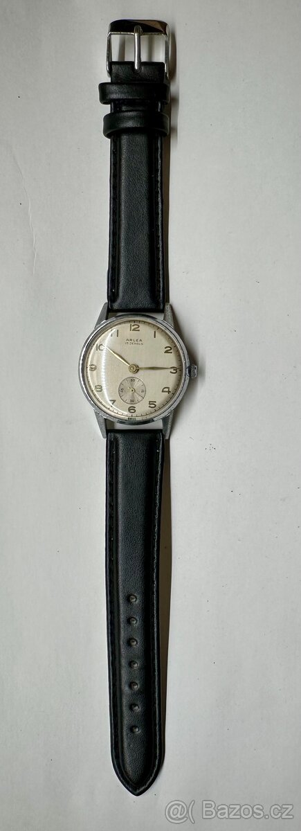 VINTAGE náramkové hodinky SWISS mechanické ARLEA funkční - 9