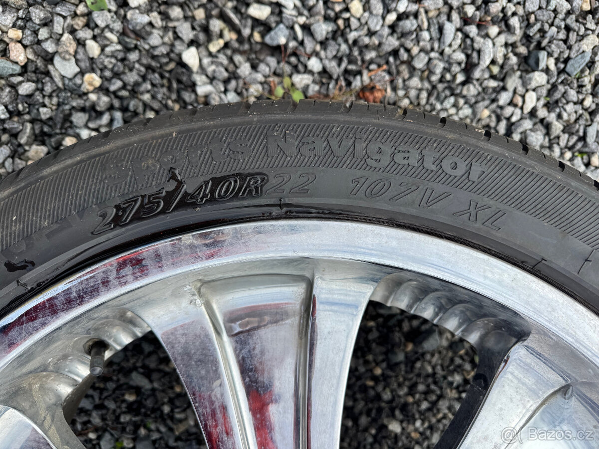 Litá kola BOSS 22" + pneu 275/40 R20 Cadillac - 9