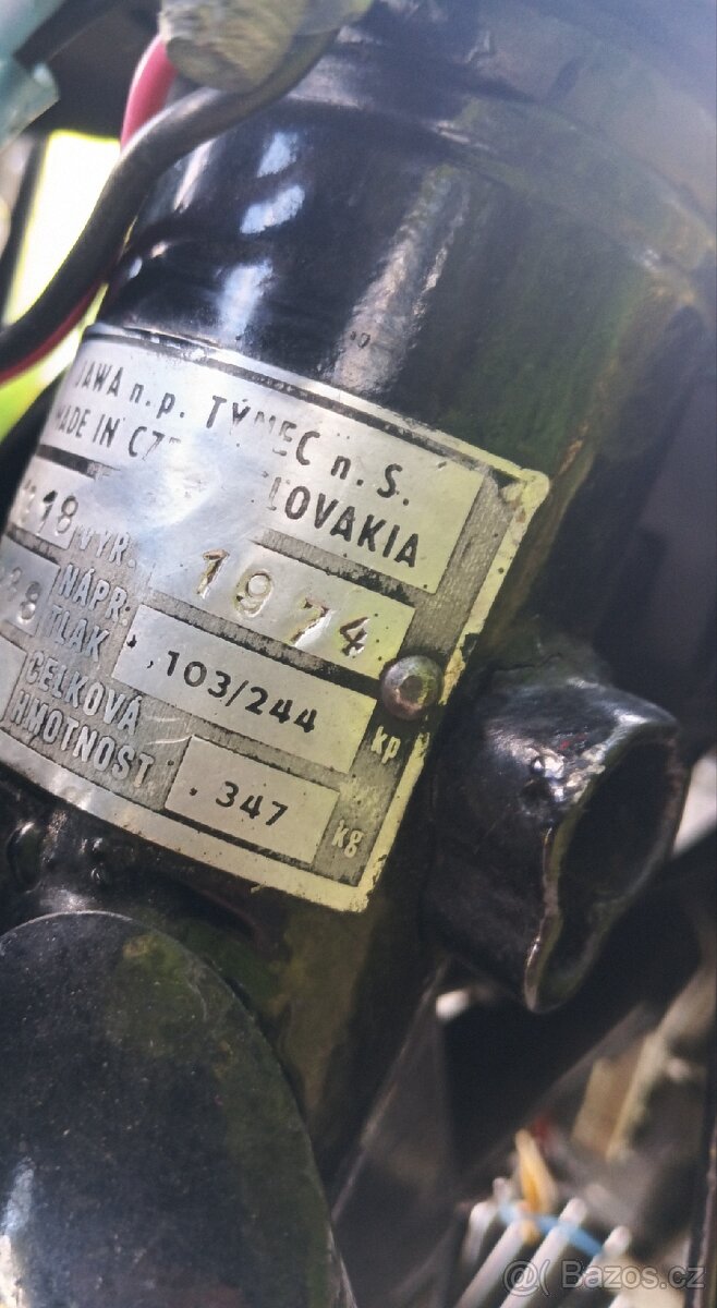 Jawa 350/634 s TP, první model - 9