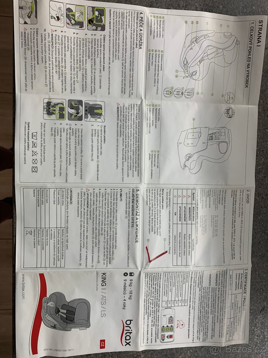 Rostoucí autosedačka BRITAX RÖMER - KING II - 9