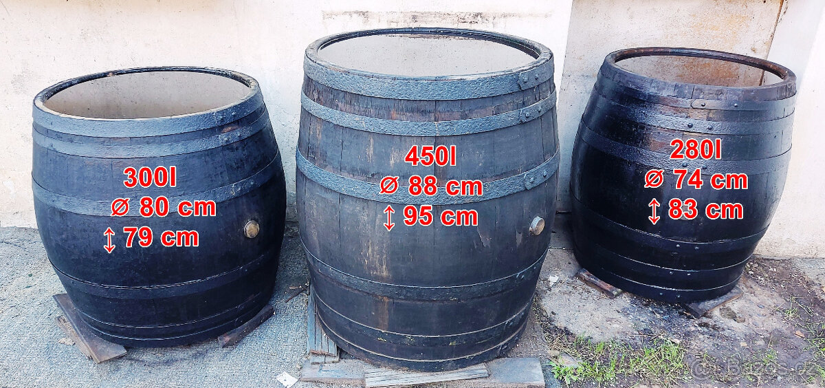 Sudy a kádě na vodu od 100l - 2100l - 9