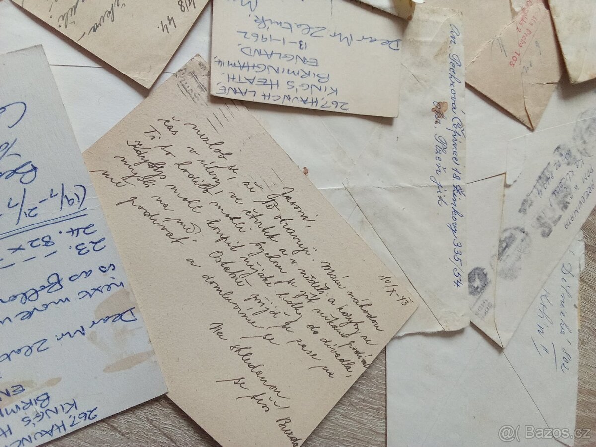 Staré obálky a dopisnice po sběrateli - 9