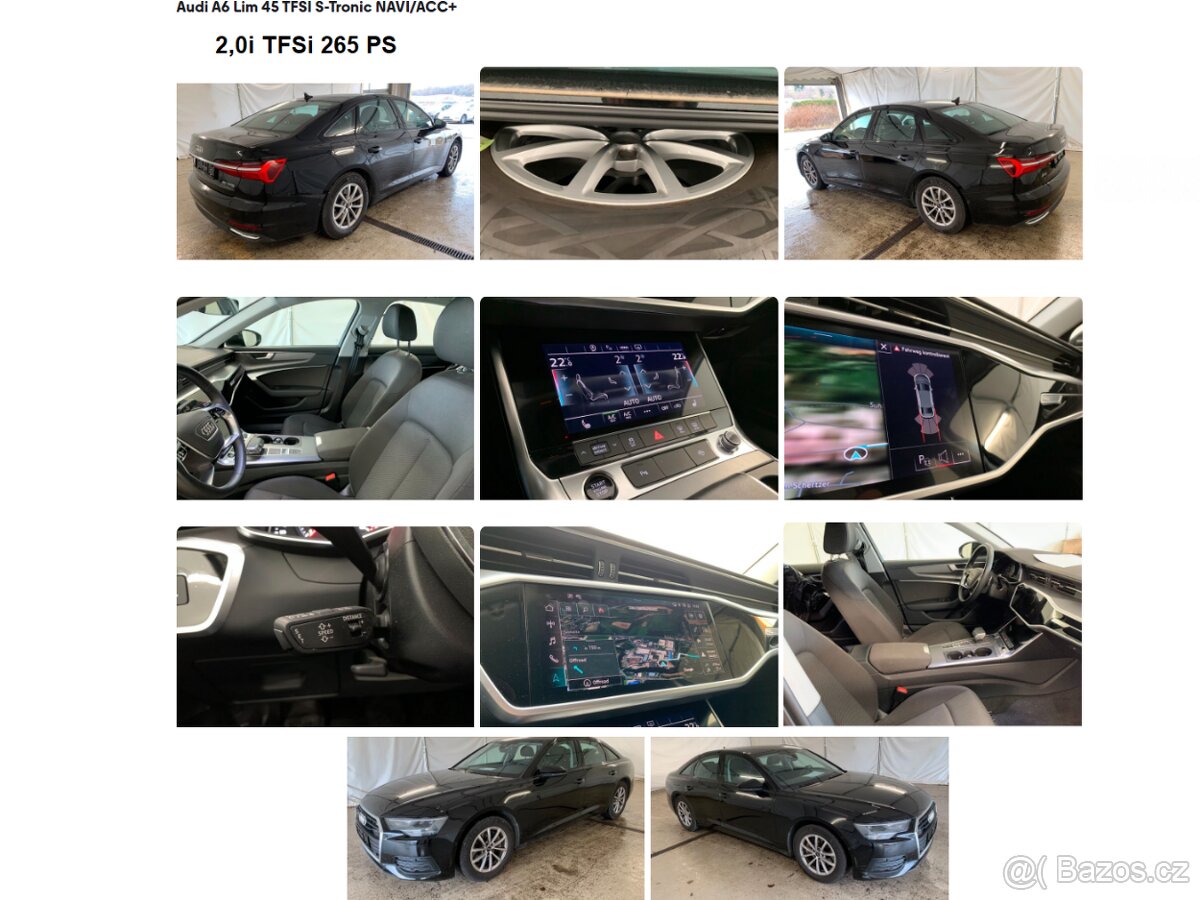 Audi A6 Lim 45 2,0i 265PS Aut NAV ACC LED 4Klim AL 2PDC 7/23 - 9