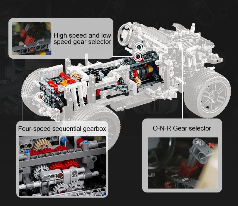 Stavebnice Land Rover Defender kompatibilní s LEGO - 9