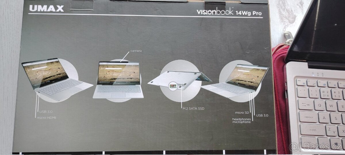 Celokovový UMAX VisionBook 14Wg Pro+SSD 240GB - 9