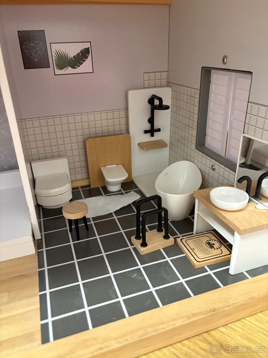 Dřevěný domeček pro panenky - 9