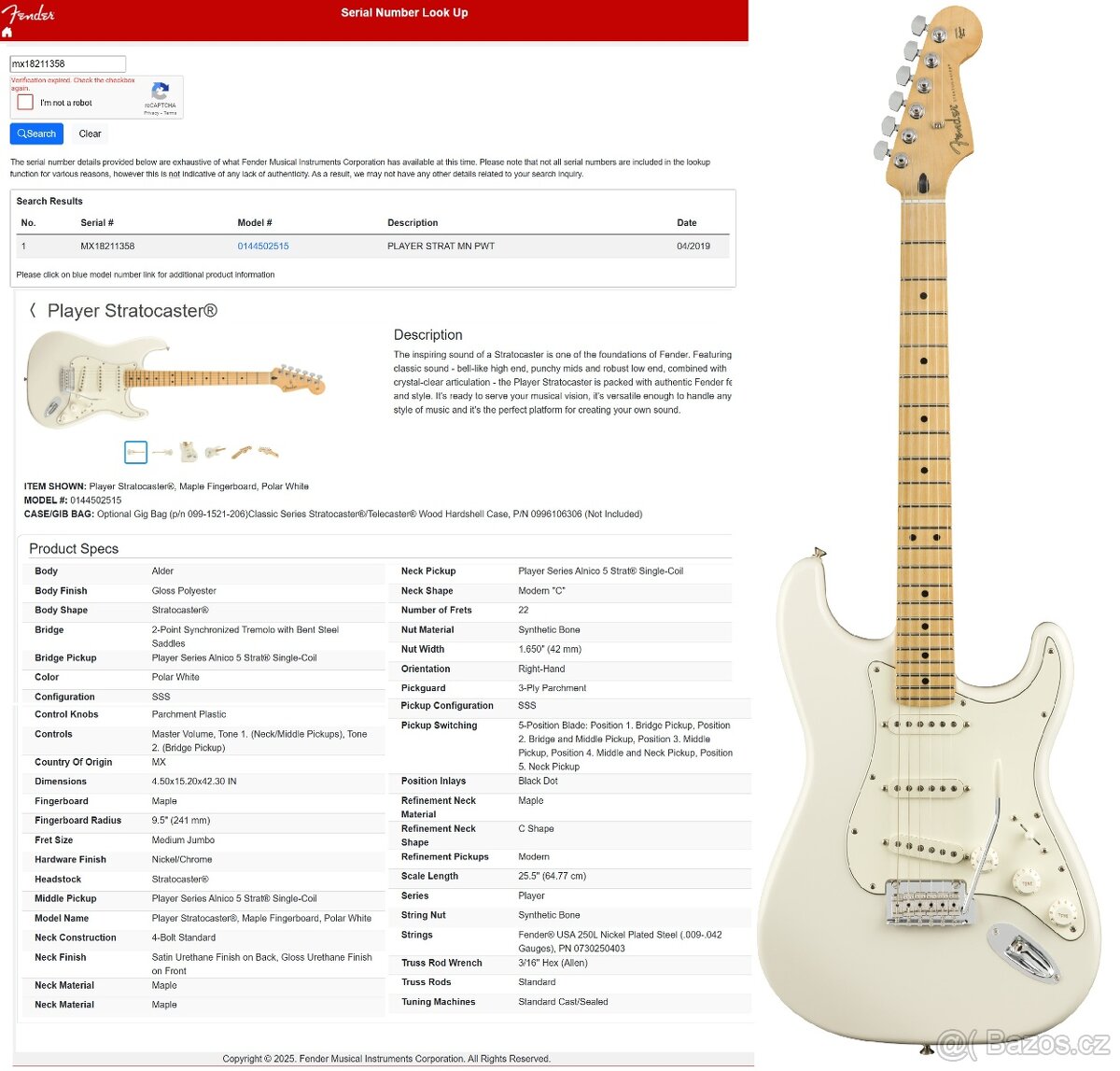 Fender Player Stratocaster (2019) - 9