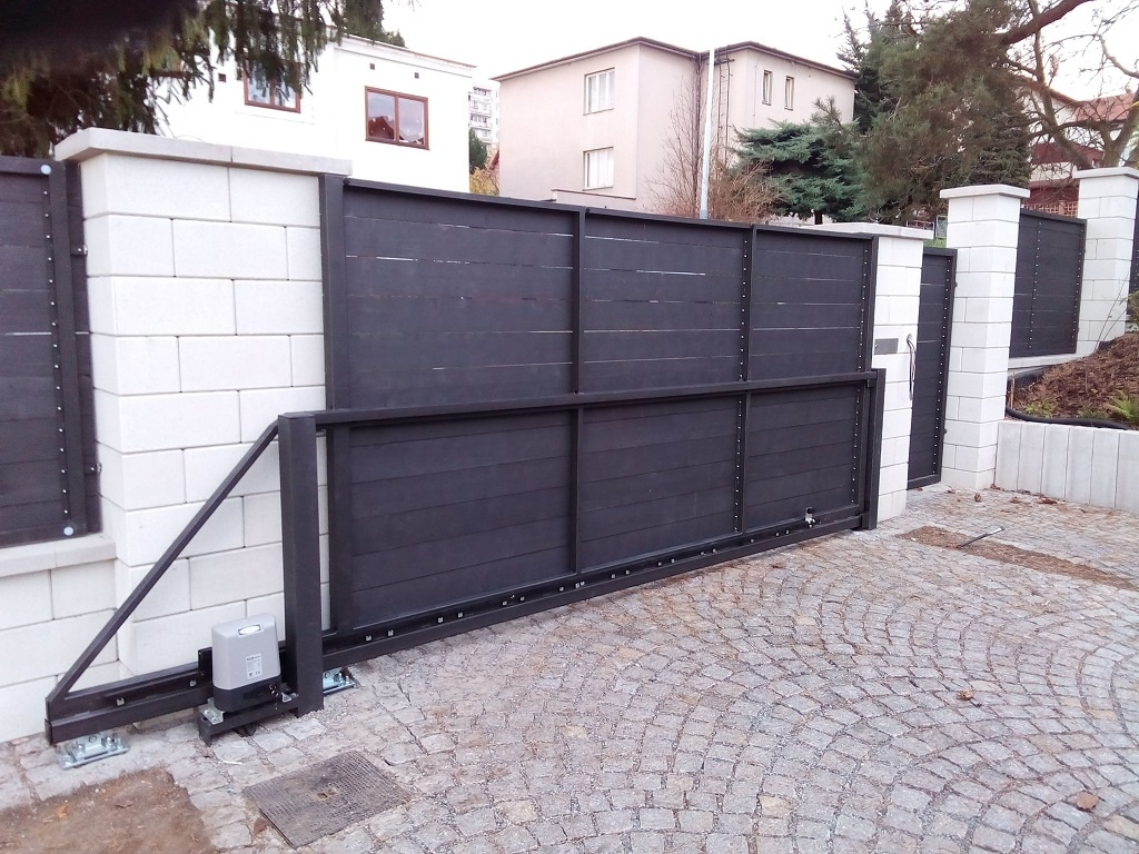 Samonosná brána komplet C60 ECO průjezd až 5m výška až 1,5m - 9