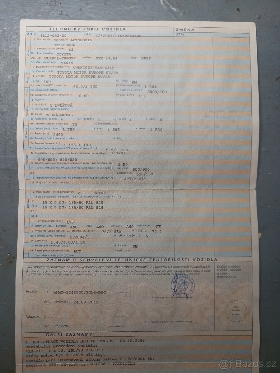 Prodám Toyota Yaris D-4D automat - 9