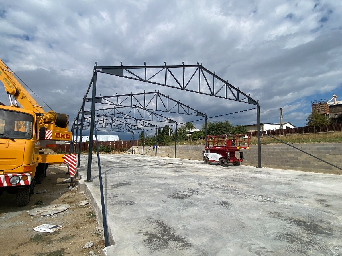 Konstrukce haly 15x30x6m - 9