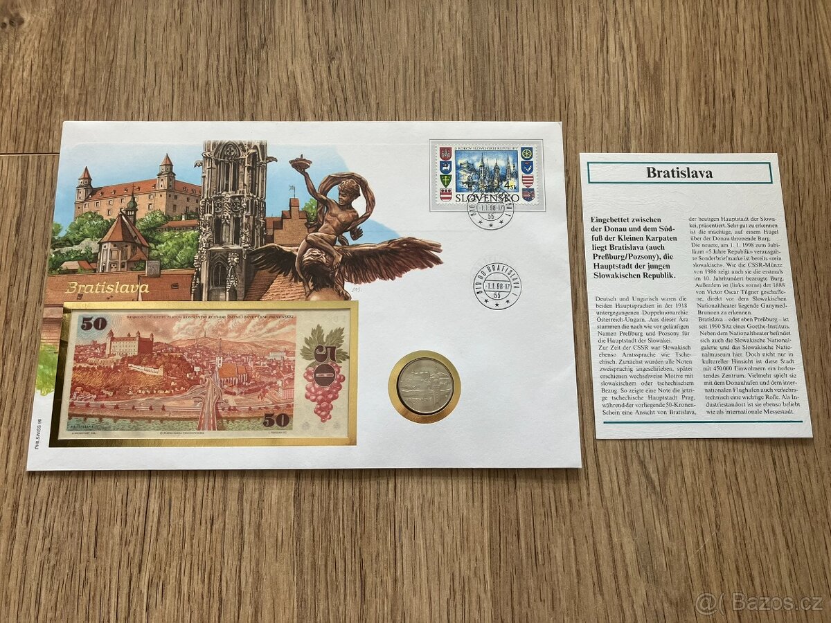 Numismatické mincovní dopisy Československo Slovensko mince - 9